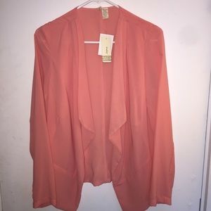 Stylish Coral Duster